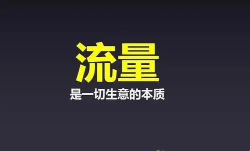 流量是互聯網一切項目的根本